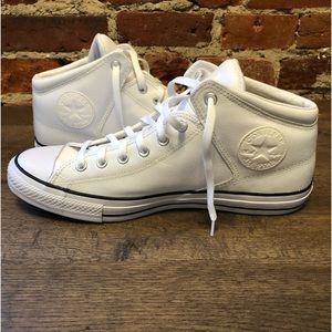Converse Chuck Taylor All Star Street Mid Sneaker in Leather